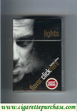 Lucky Strike FlavorChickHere Limited Edition Lights cigarettes hard box